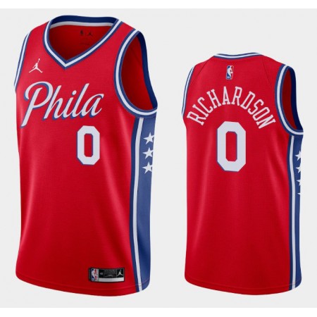 Maillot Basket Philadelphia 76ers Josh Richardson 0 2020-21 Jordan Brand Statement Edition Swingman - Homme